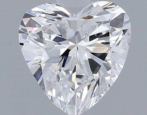0.59 Carat Heart Shaped, Very Good Cut, D Color, VS2 Clarity, IGI Certified Lab Grown Diamond