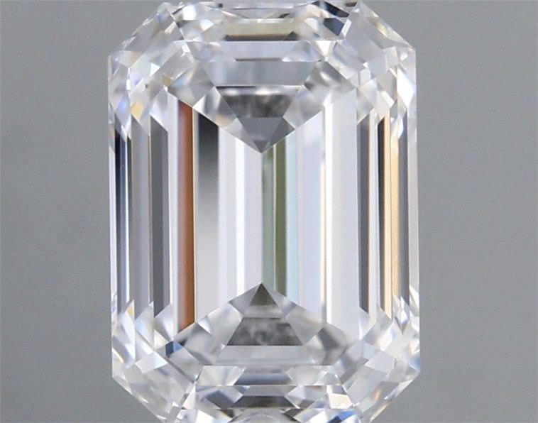 1.03 Carat Emerald Shaped, Ideal Cut, D Color, IF Clarity, IGI Certified Lab Grown Diamond