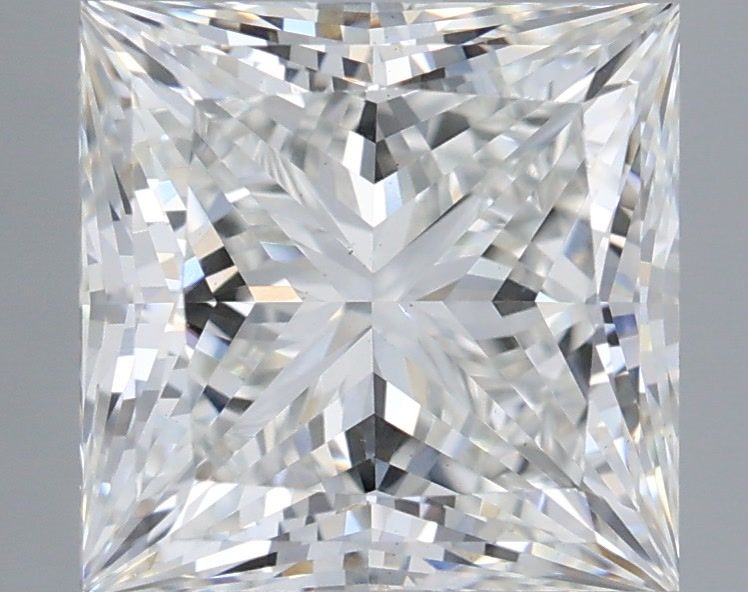 2.73 Carat Princess Shaped, Ideal Cut, G Color, VS1 Clarity, IGI Certified Lab Grown Diamond