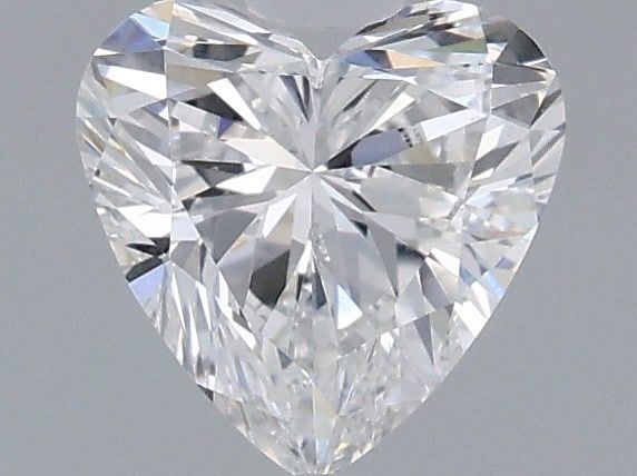 0.56 Carat Heart Shaped, Very Good Cut, D Color, VS1 Clarity, IGI Certified Lab Grown Diamond
