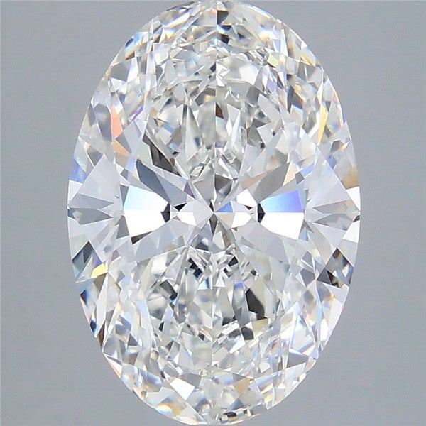 4.60 Carat Oval Shaped, Ideal Cut, F Color, VVS2 Clarity, IGI Certified Lab Grown Diamond