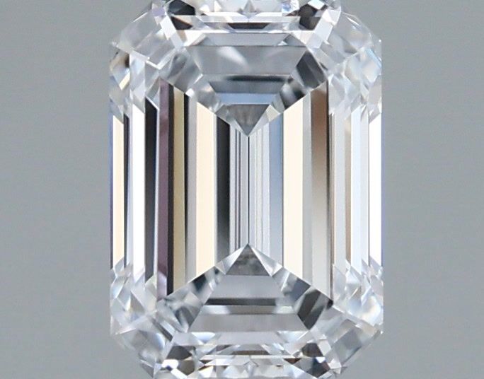 1.00 Carat Emerald Shaped, Ideal Cut, E Color, SI1 Clarity, IGI Certified Lab Grown Diamond
