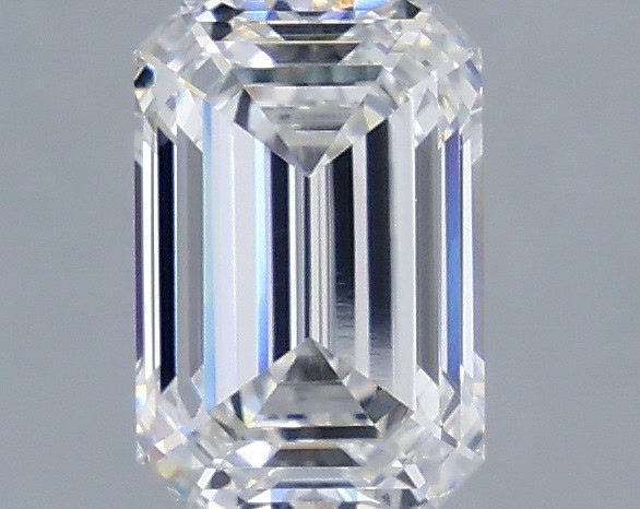 1.60 Carat Emerald Shaped, Ideal Cut, E Color, VVS2 Clarity, IGI Certified Lab Grown Diamond