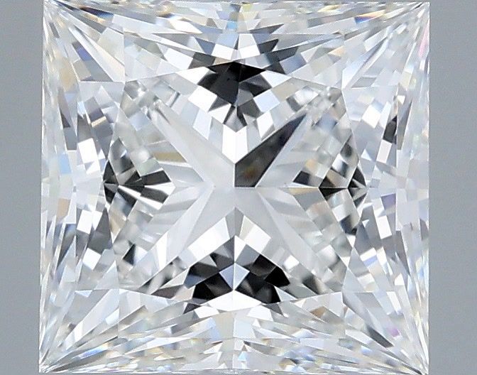 2.48 Carat Princess Shaped, Very Good Cut, E Color, VVS2 Clarity, IGI Certified Lab Grown Diamond