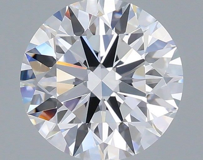 1.29 Carat Round Shaped, Ideal Cut, D Color, VVS2 Clarity, IGI Certified Lab Grown Diamond