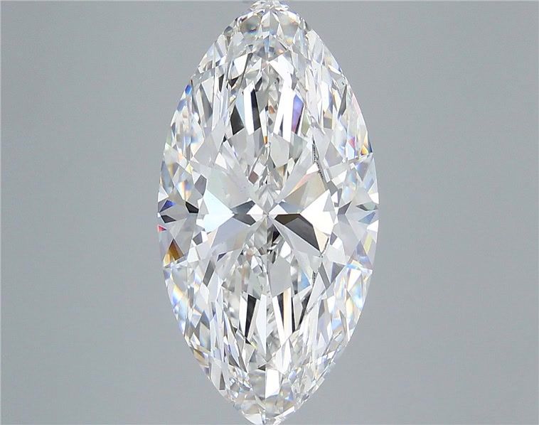 7.03 Carat Marquise Shaped, Ideal Cut, F Color, VS1 Clarity, IGI Certified Lab Grown Diamond