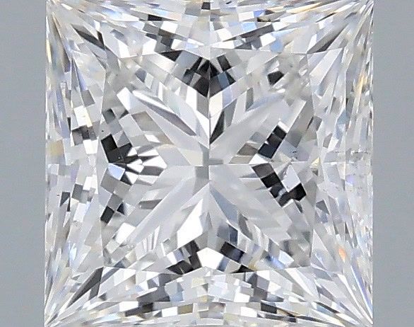 2.08 Carat Princess Shaped, Ideal Cut, E Color, VS2 Clarity, IGI Certified Lab Grown Diamond