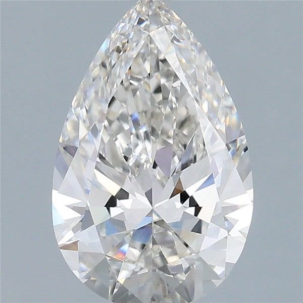 2.30 Carat Pear Shaped, Excellent Cut, F Color, VS1 Clarity, IGI Certified Lab Grown Diamond