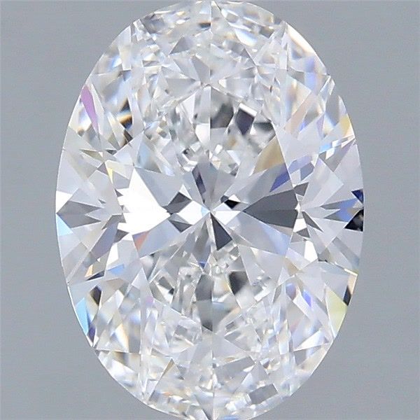 2.07 Carat Oval Shaped, Very Good Cut, D Color, VVS2 Clarity, IGI Certified Lab Grown Diamond