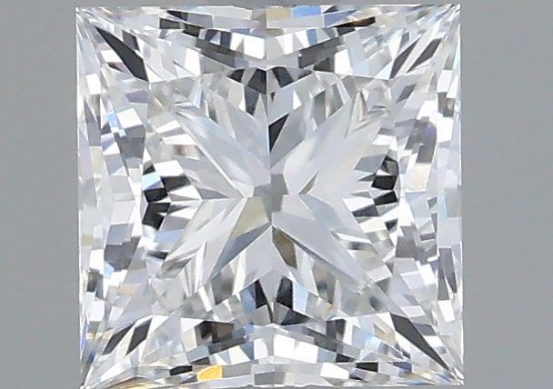 1.06 Carat Princess Shaped, Ideal Cut, E Color, VVS1 Clarity, IGI Certified Lab Grown Diamond