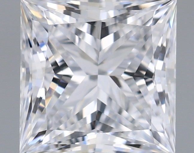 0.98 Carat Princess Shaped, Ideal Cut, D Color, VVS1 Clarity, IGI Certified Lab Grown Diamond