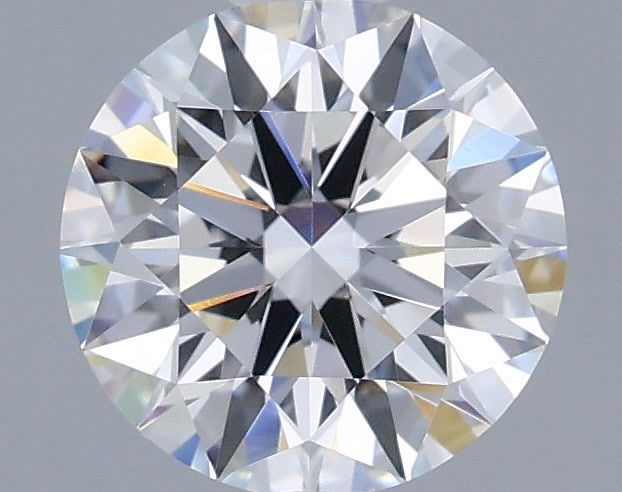 1.08 Carat Round Shaped, Ideal Cut, D Color, VVS2 Clarity, IGI Certified Lab Grown Diamond
