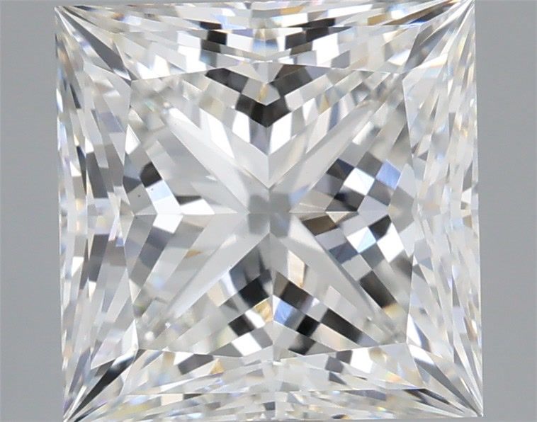 4.19 Carat Princess Shaped, Ideal Cut, F Color, VS1 Clarity, IGI Certified Lab Grown Diamond