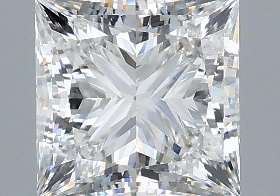 1.42 Carat Princess Shaped, Very Good Cut, F Color, VS1 Clarity, IGI Certified Lab Grown Diamond