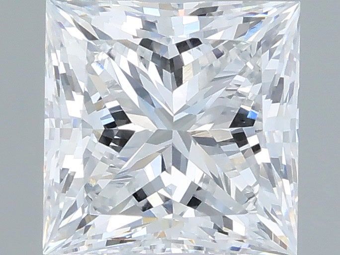 1.08 Carat Princess Shaped, Very Good Cut, D Color, VS1 Clarity, IGI Certified Lab Grown Diamond