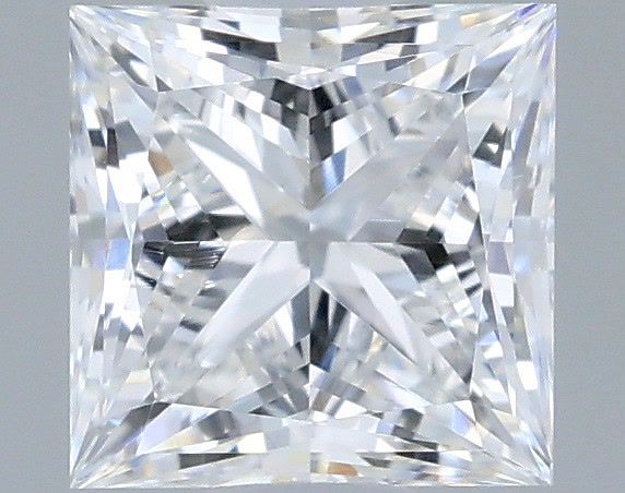 0.76 Carat Princess Shaped, Very Good Cut, D Color, VVS2 Clarity, IGI Certified Lab Grown Diamond