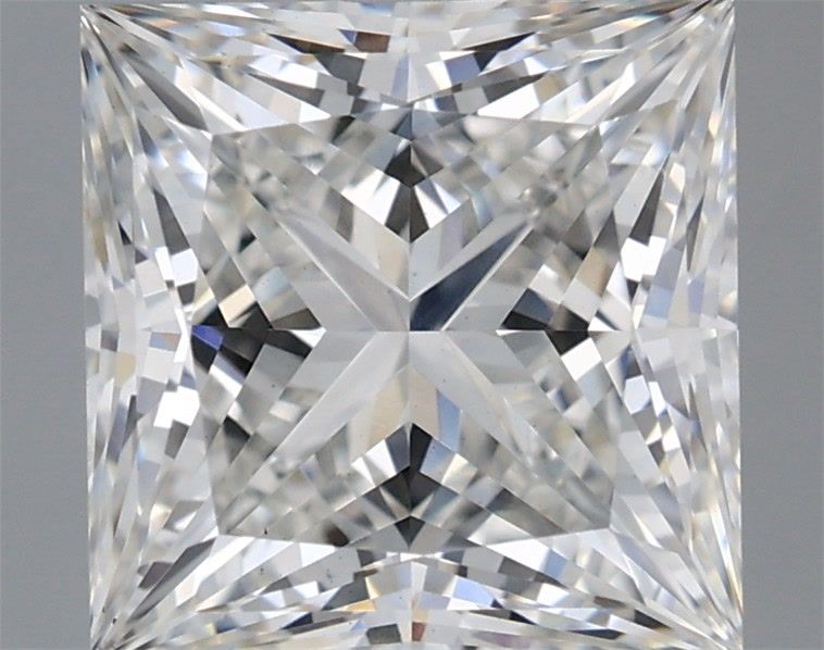 2.61 Carat Princess Shaped, Ideal Cut, G Color, VS1 Clarity, IGI Certified Lab Grown Diamond