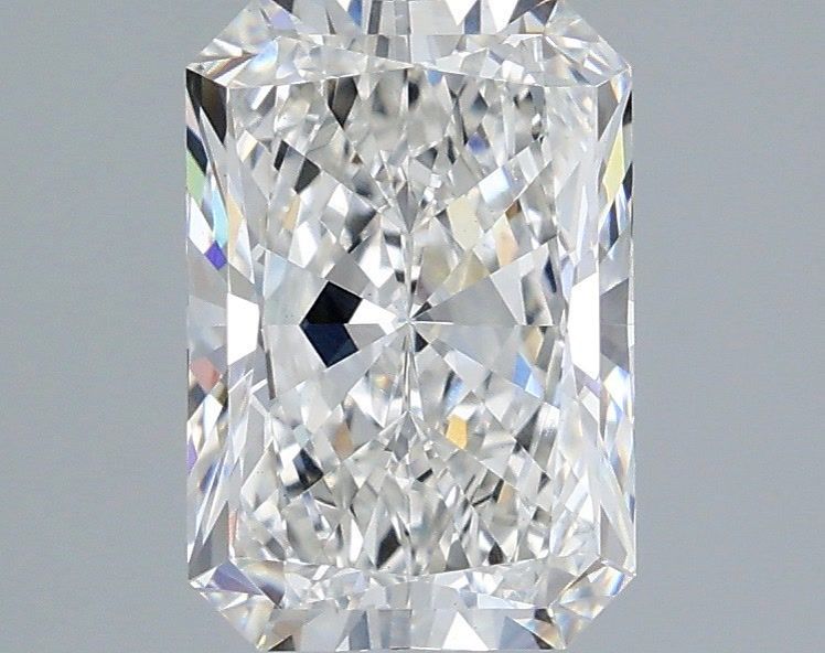 2.07 Carat Radiant Shaped, Ideal Cut, F Color, VVS2 Clarity, IGI Certified Lab Grown Diamond