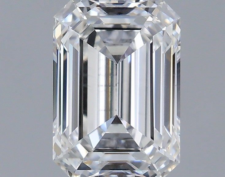 1.00 Carat Emerald Shaped, Ideal Cut, E Color, VS2 Clarity, IGI Certified Lab Grown Diamond