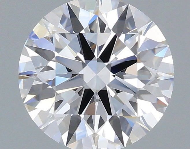 1.08 Carat Round Shaped, Ideal Cut, D Color, VVS2 Clarity, IGI Certified Lab Grown Diamond