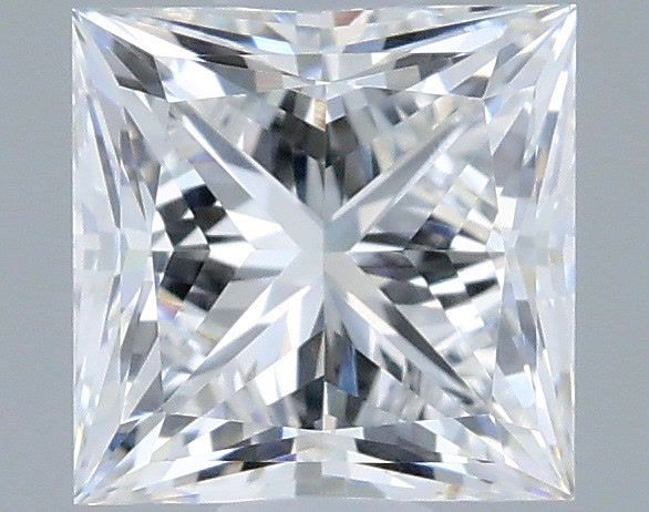 0.78 Carat Princess Shaped, Very Good Cut, D Color, VVS1 Clarity, IGI Certified Lab Grown Diamond