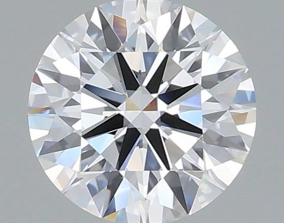 1.08 Carat Round Shaped, Ideal Cut, D Color, VVS2 Clarity, IGI Certified Lab Grown Diamond