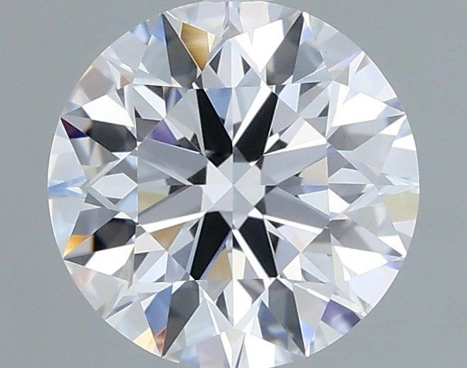 1.09 Carat Round Shaped, Ideal Cut, D Color, VVS2 Clarity, IGI Certified Lab Grown Diamond