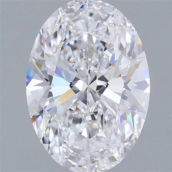 2.08 Carat Oval Shaped, Very Good Cut, D Color, VVS2 Clarity, IGI Certified Lab Grown Diamond