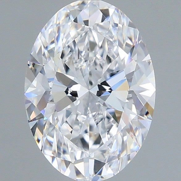 1.50 Carat Oval Shaped, Very Good Cut, D Color, VVS2 Clarity, IGI Certified Lab Grown Diamond