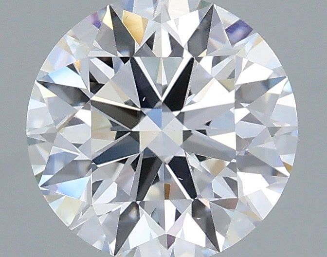 2.03 Carat Round Shaped, Ideal Cut, D Color, VS2 Clarity, IGI Certified Lab Grown Diamond