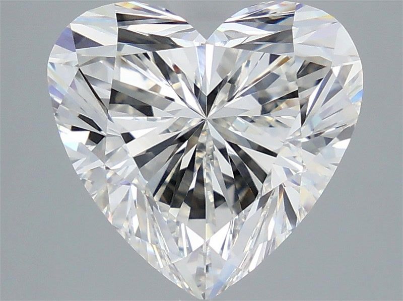 5.08 Carat Heart Shaped, Excellent Cut, G Color, VVS2 Clarity, IGI Certified Lab Grown Diamond