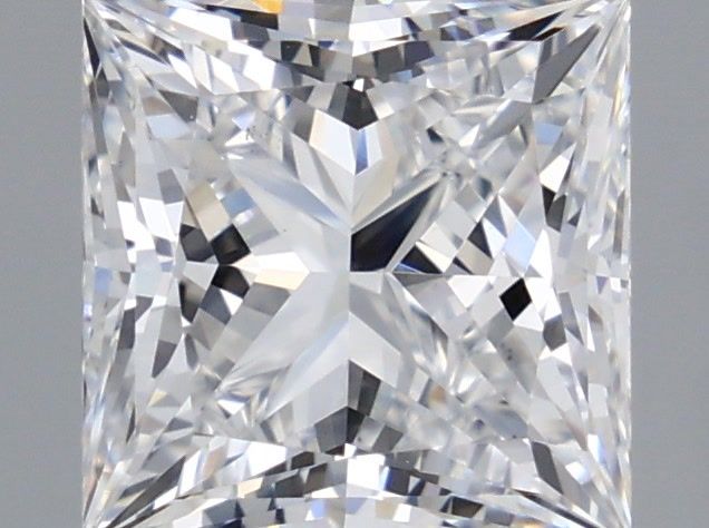 1.59 Carat Princess Shaped, Ideal Cut, D Color, VS2 Clarity, IGI Certified Lab Grown Diamond