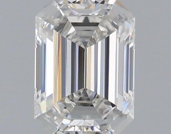 0.58 Carat Emerald Shaped, Ideal Cut, F Color, IF Clarity, IGI Certified Lab Grown Diamond