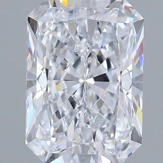 1.07 Carat Radiant Shaped, Very Good Cut, D Color, VVS2 Clarity, IGI Certified Lab Grown Diamond