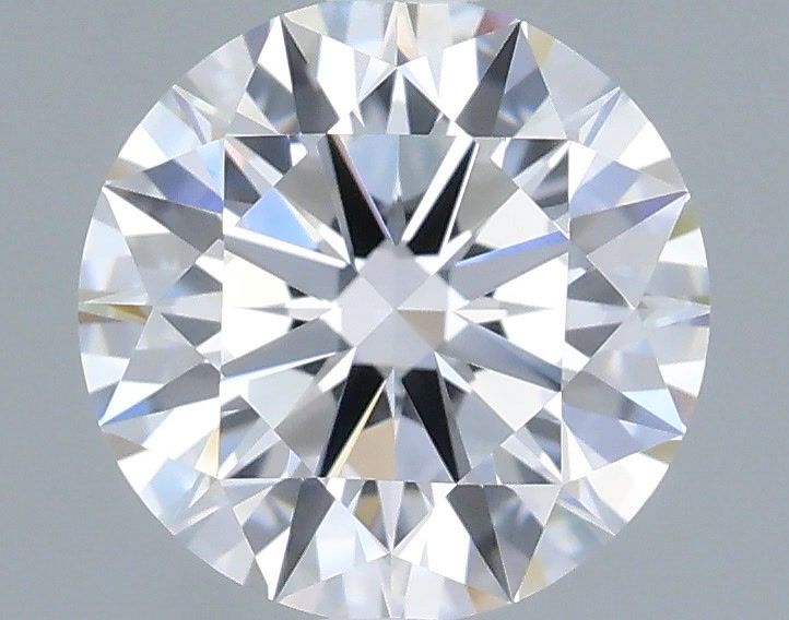 1.08 Carat Round Shaped, Ideal Cut, D Color, VVS2 Clarity, IGI Certified Lab Grown Diamond