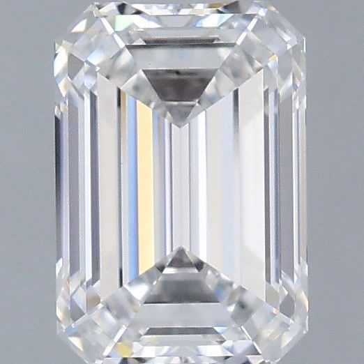 1.60 Carat Emerald Shaped, Ideal Cut, D Color, VVS2 Clarity, IGI Certified Lab Grown Diamond