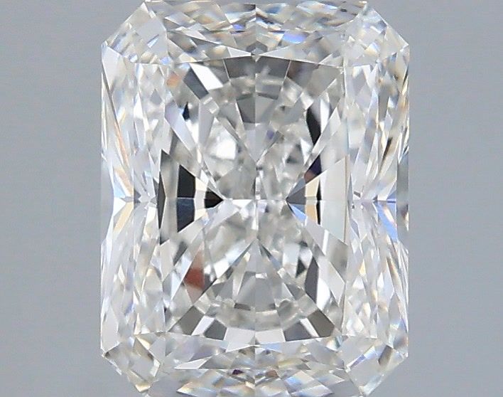 2.02 Carat Radiant Shaped, Ideal Cut, F Color, VVS2 Clarity, IGI Certified Lab Grown Diamond