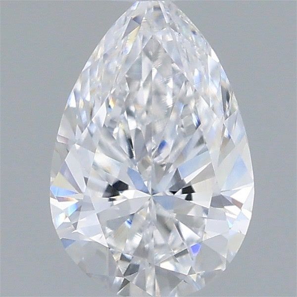 0.54 Carat Pear Shaped, Very Good Cut, D Color, VS1 Clarity, IGI Certified Lab Grown Diamond