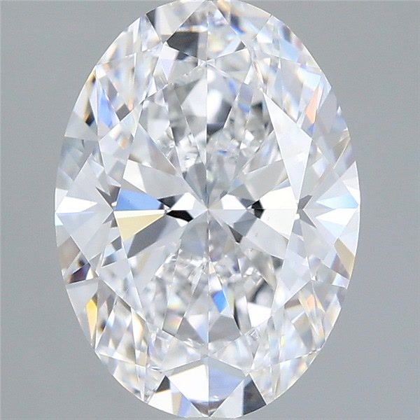 2.52 Carat Oval Shaped, Very Good Cut, D Color, VS1 Clarity, IGI Certified Lab Grown Diamond