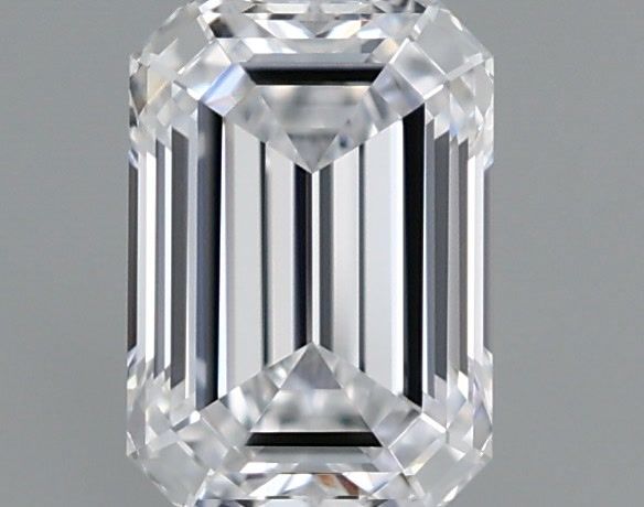 0.70 Carat Emerald Shaped, Ideal Cut, D Color, VVS1 Clarity, IGI Certified Lab Grown Diamond