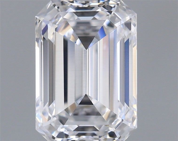1.09 Carat Emerald Shaped, Ideal Cut, D Color, VS2 Clarity, IGI Certified Lab Grown Diamond