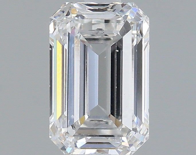 1.50 Carat Emerald Shaped, Ideal Cut, E Color, VS1 Clarity, IGI Certified Lab Grown Diamond