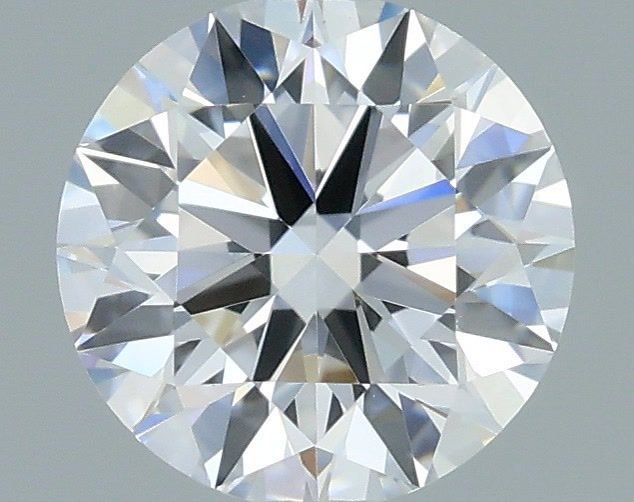 0.53 Carat Round Shaped, Ideal Cut, D Color, VS1 Clarity, IGI Certified Lab Grown Diamond