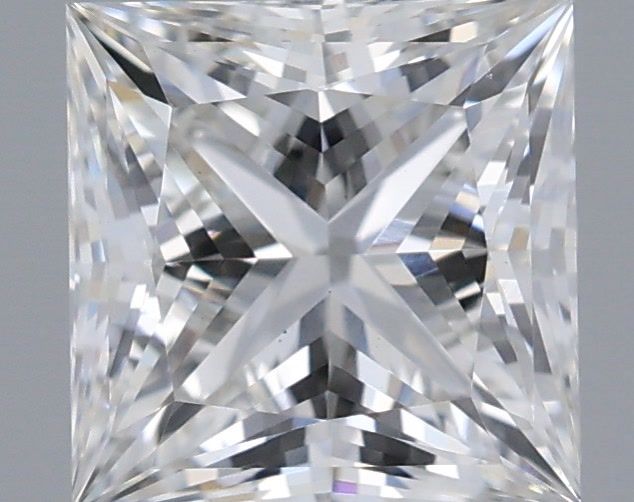 1.58 Carat Princess Shaped, Ideal Cut, F Color, VS1 Clarity, IGI Certified Lab Grown Diamond