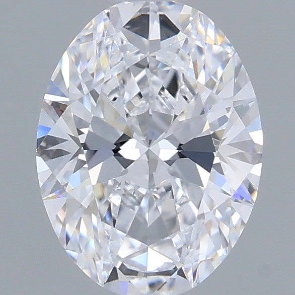 1.05 Carat Oval Shaped, Very Good Cut, D Color, VVS2 Clarity, IGI Certified Lab Grown Diamond