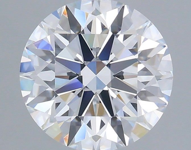 1.58 Carat Round Shaped, Ideal Cut, D Color, VVS2 Clarity, IGI Certified Lab Grown Diamond