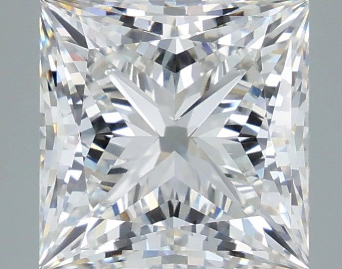 5.05 Carat Princess Shaped, Ideal Cut, G Color, VVS2 Clarity, IGI Certified Lab Grown Diamond