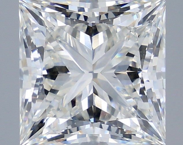 4.55 Carat Princess Shaped, Very Good Cut, G Color, VVS2 Clarity, IGI Certified Lab Grown Diamond