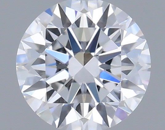 0.34 Carat Round Shaped, Excellent Cut, D Color, VVS2 Clarity, IGI Certified Lab Grown Diamond