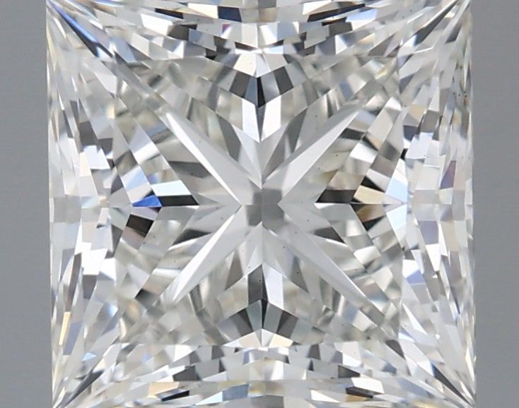 2.74 Carat Princess Shaped, Ideal Cut, G Color, VS1 Clarity, IGI Certified Lab Grown Diamond